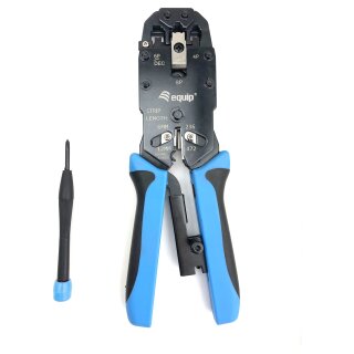 Equip Werkzeug Krimpzange RJ45 8P8C Profi 4P/2C 4P/4C 6P/4C