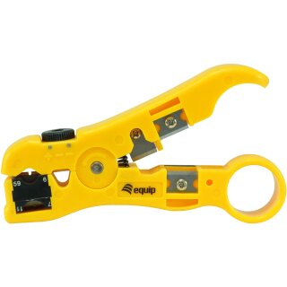 Equip Anlegewerkzeug LSA mit Einpress Abisolier Abschneide