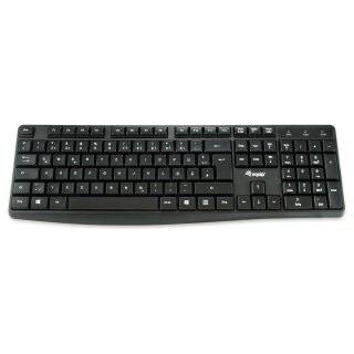 Equip Kabelgebundene USB Keyboard schwarz. portugie