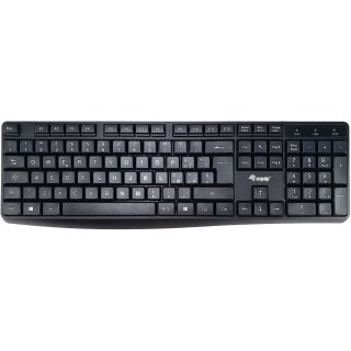 Equip Kabelgebundene USB Keyboard schwarz. italieni