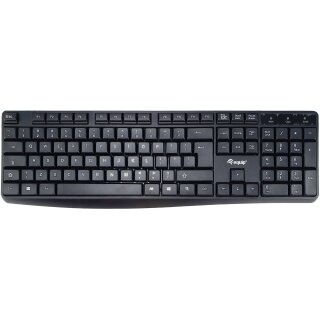 Equip Kabelgebundene USB Keyboard schwarz.US Layout