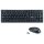 Equip Wireless Tastatur + Maus. Layout portugiesisch schwarz