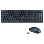 Equip Wireless Tastatur + Maus. Layout italienisch schwarz
