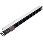 Equip Steckdosenleiste 19"(1HE)8fach Schukon. 1.8m...