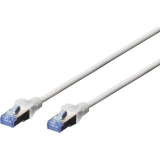 DIGITUS Patchkabel RJ45 SF/UTP Cat5e 0.50m grau Polybeutel