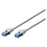 DIGITUS Patchkabel Cat5e SF/UTP Ste. RJ45 15,00m grau...