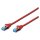 DIGITUS Patchkabel RJ45 SF/UTP Cat5e 2.00m rot Hebelschutz Polybeutel