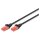 DIGITUS Patchkabel RJ45 U/UTP Cat6 3.00m schwarz Hebelschut Polybeutel