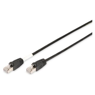 DIGITUS Patchkabel Cat6 S/FTP 2xRJ45 5.0m schwarz Outdoor