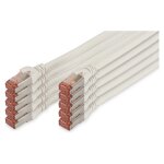 DIGITUS CAT 6 S/FTP Patchkabel, 10 Stück, 3m,...