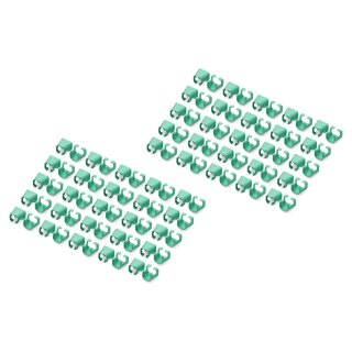 DIGITUS Farbclips für Patchkabel RJ45 100 Stück grün