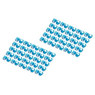 DIGITUS Farbclips für Patchkabel RJ45 100 Stück blau