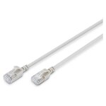 DIGITUS Patchkabel CAT 6A F/FTP Slim 0,30m grau