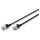 DIGITUS Patchkabel CAT 6A F/FTP Slim 0,50m schwarz