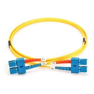 DIGITUS LWL Patchkabel SC -> SC 2.00m Singlemode Duplex OS2