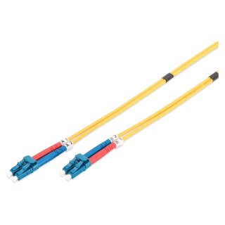 DIGITUS LWL Patchkabel LC -> LC 10.00m Singlemode Duplex OS2