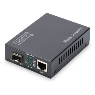 DIGITUS Medienkonverter Gigabit Ethernet RJ45/SFP