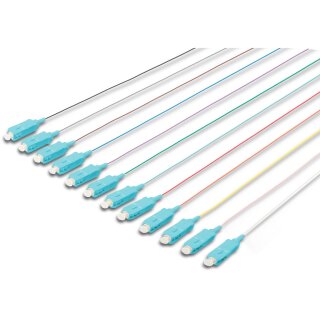 DIGITUS durchgefärbte SC simplex OM3 Pigtails