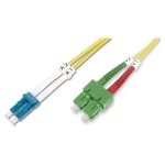 DIGITUS Fiber Optic Singlemode PatchK SC (APC) to LC (PC) 2m