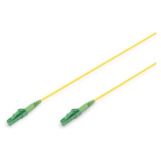 DIGITUS Glasfaser-Simplex-Patchkabel, Singlemode, LC/APC,10m