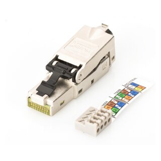 DIGITUS Stecker RJ45 Cat6a zur Feldkonfektionierung