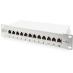 DIGITUS Cat.6A Patch Panel, geschirmt, 12-Port, 10",...