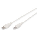 DIGITUS USB 2.0 Anschlusskabel Typ A -B St/St 1.8m, be