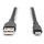 DIGITUS USB 2.0 Kabel Typ A-Lightning Silikon 0,5m MFI schwa