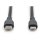 DIGITUS USB 2.0 Kabel Typ C-Lightning Silikon 1m MFI schwarz