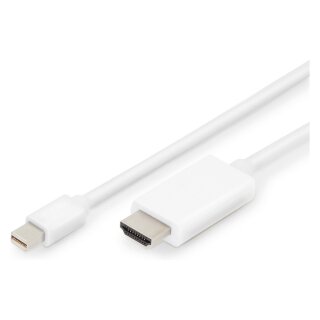DIGITUS DisplayPort Adapterkabel mini DP->HDMI A St/St 8K 2m