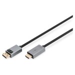 DIGITUS DisplayPort Adapterkabel DP - HDMI A 1,8m 4K Alu