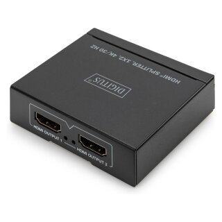 DIGITUS HDMI Splitter 1x2 4K/30Hz schwarz