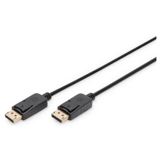 DIGITUS DisplayPort Anschlusskabel 3m FullHD schwarz