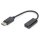 DIGITUS DisplayPortKabel DPort -> HDMI-A St/Bu 0.15m 1.1a