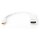DIGITUS DisplayPortKabel miniDP -> HDMI-A St/Bu 0.15m weiß
