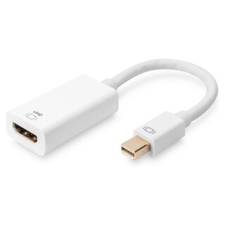 DIGITUS DisplayPort Adapter miniDPort -> HDMI St/Bu 0,2m akt