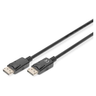 DIGITUS DisplayPort Anschlusskabel 3m 4K schwarz