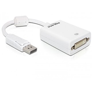 DELOCK Adapter Displayport-St > DVI24+5-Bu weiss
