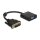 DELOCK Adapterkabel DVI 24+1 Stecker > VGA Buchse schwarz