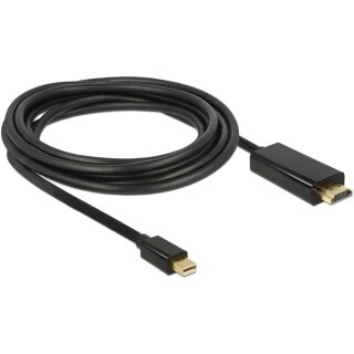 DELOCK Kabel Mini Displayport 1.1 Stecker > HDMI-A Stecker 1 m