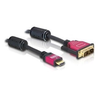 DELOCK Kabel HDMI A/DVI - 18+1 - St/St 1.8m