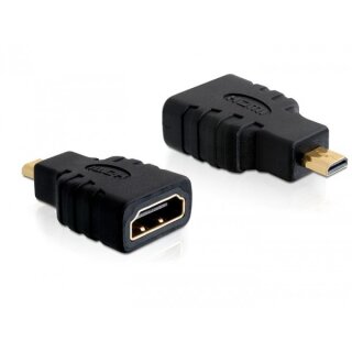 DELOCK Adapter HDMI-A Buchse > -D Stecker