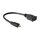Kabel High Speed HDMI mit Ethernet - HDMI Micro-D Stecker > HDMI-A Buchse 23 cm