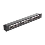 19" Kupplungs-Patchpanel 24 Port Cat.6