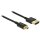 DELOCK Kabel High Speed HDMI mit Ethernet - HDMI-A Stecker > HDMI Micro-D Stecker 3D 4K 1.5 m Slim Premium