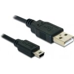 DELOCK Kabel USB 2.0 A Stecker > USB 2.0 Mini B...