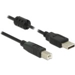 DELOCK USB Kabel A -> B St/St 2.00m schwarz