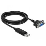 DELOCK USB 2.0 zu Seriell RS-232 Adapter mit...