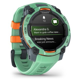 Garmin Instinct 3 AMOLED (45mm) twilight/neo tropic