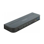 DELOCK HDMI KVM Switch 4K 60Hz mit USB 3.0 und Audio
